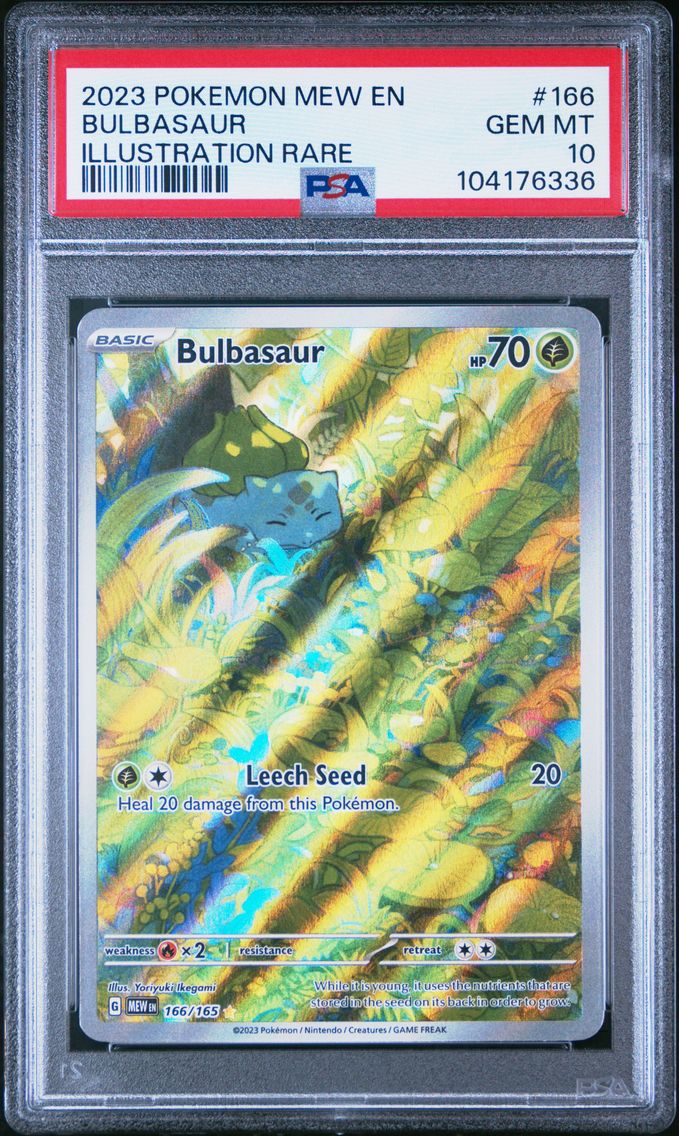 2023 #166 Bulbasaur PSA 10 Mew EN-151 Pokemon