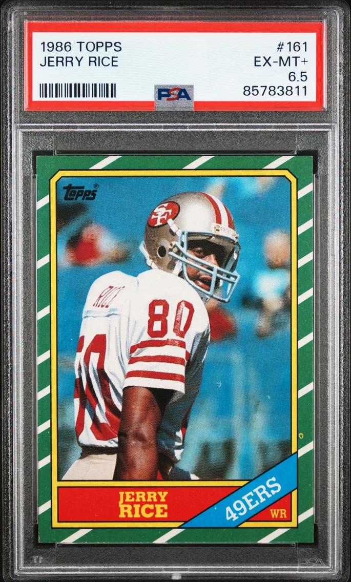 1986 #161 Jerry Rice PSA 6.5 Topps