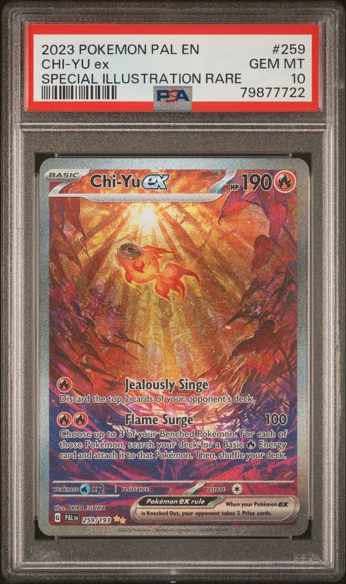 2023 #259 Chi-YU EX PSA 10 Pal EN-Paldea Evolved Pokemon