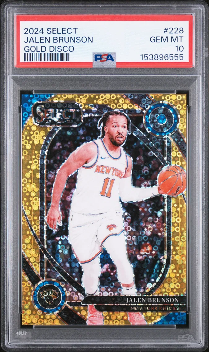 2024 #228 Jalen Brunson PSA 10 Panini Select