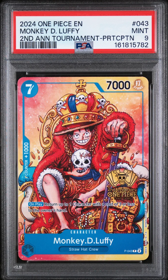 2024 #043 Monkey D. Luffy PSA 9 One Piece Promos