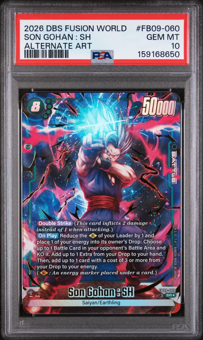 2026 #FB09-060 Son Gohan : SH PSA 10 Dragon Ball Super Card Game Fusion World Dual Evolution