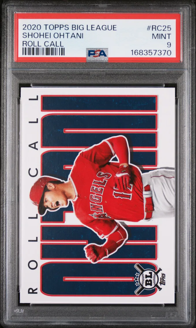 2020 #RC25 Shohei Ohtani PSA 9 Topps Big League Roll Call