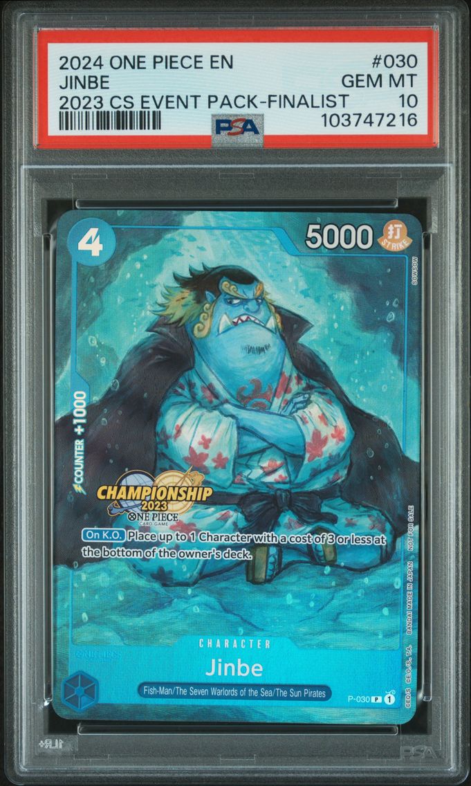 2024 #030 Jinbe PSA 10 One Piece