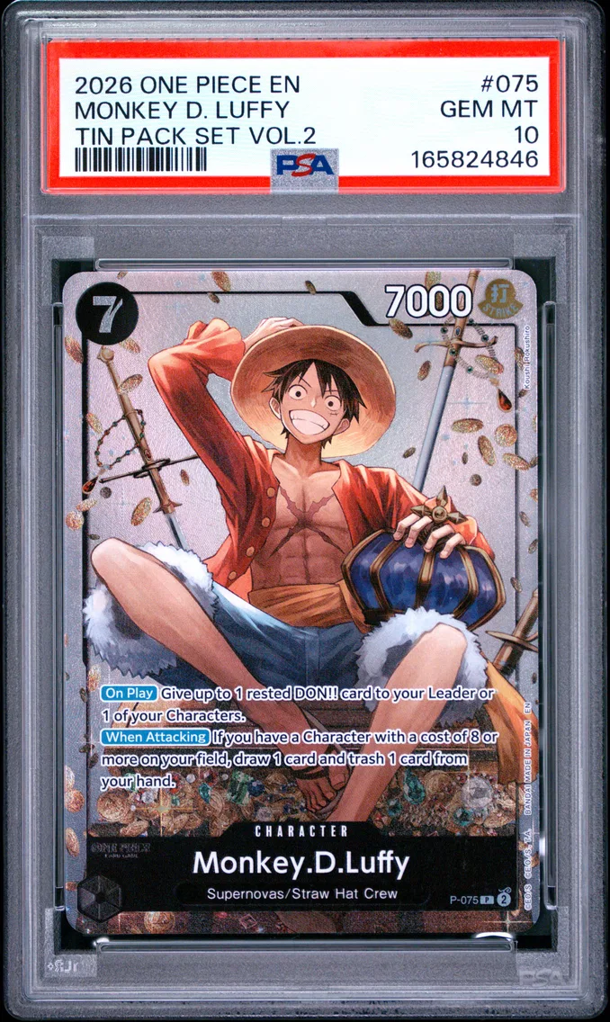 2026 #075 Monkey D. Luffy PSA 10 One Piece Promos