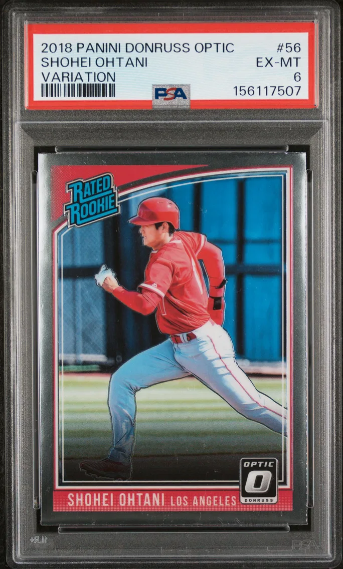2018 #56 Shohei Ohtani PSA 6 Pan