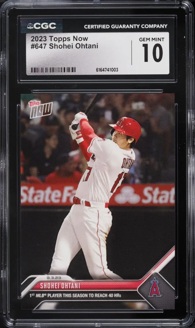 2023 Topps Now Shohei Ohtani #647 CGC 10 GEM MINT
