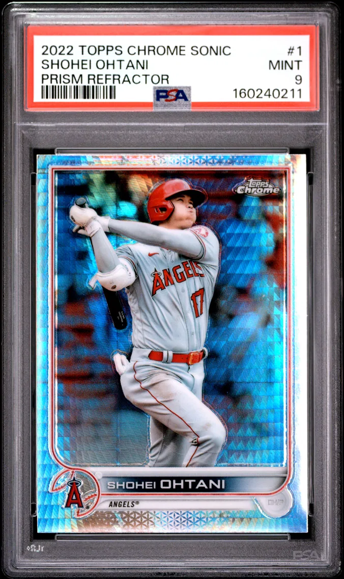 2022 #1 Shohei Ohtani PSA 9 Topps Chrome Sonic