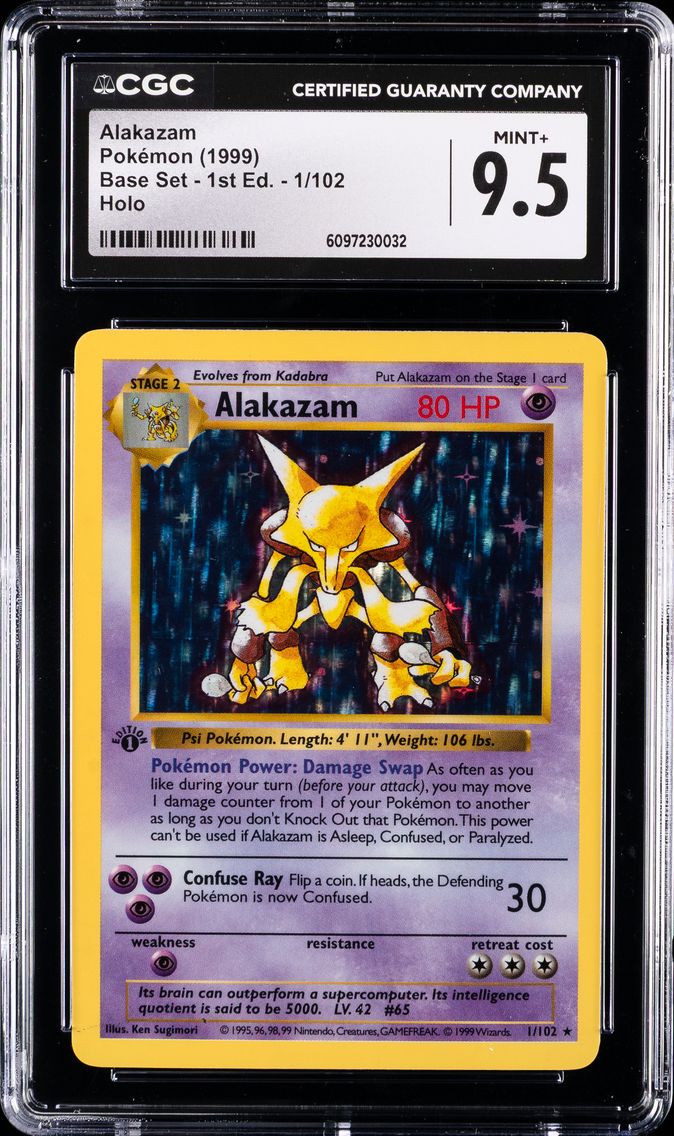 1999 #1 Alakazam-Holo 1st Editio