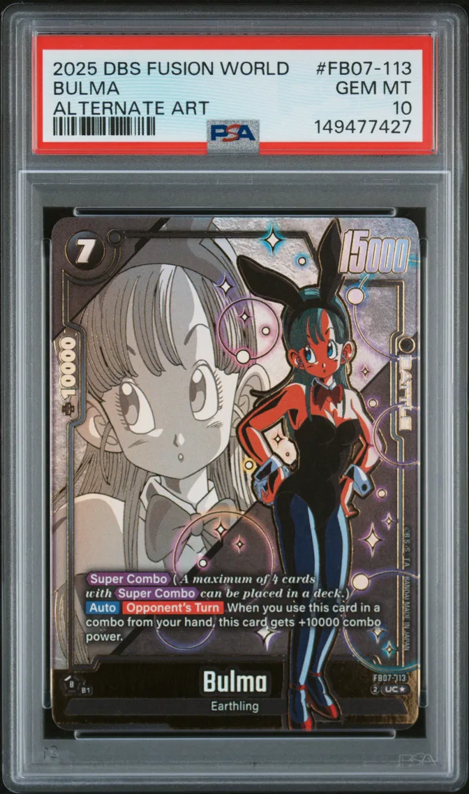 2025 #FB07-113 Bulma PSA 10 Dragon Ball Super Card Game Fusion World Wish for Shenron
