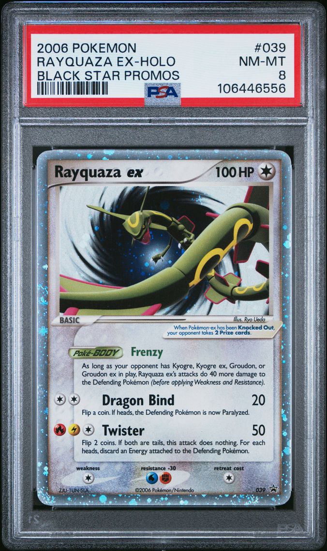 2006 #039 Rayquaza EX-Holo PSA 8