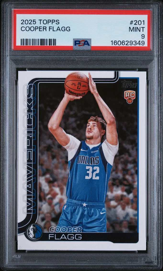 2025 #201 Cooper Flagg PSA 9 Topps