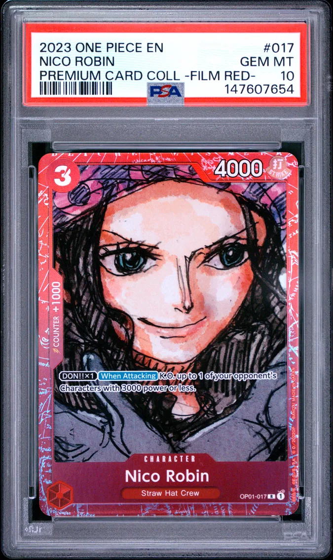 2023 #017 Nico Robin PSA 10 One Piece Premium Card Collection -One Piece Film Red-
