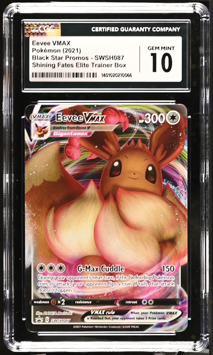 2021 #SWSH087 Eevee VMAX CGC 10 