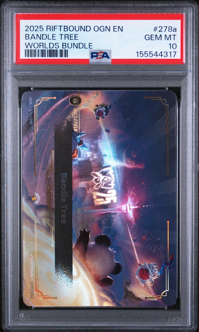 2025 #278a Bandle Tree PSA 10 Riftbound: League of Legends Ogn-Origins