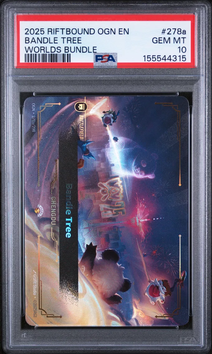2025 #278a Bandle Tree PSA 10 Riftbound: League of Legends Ogn-Origins