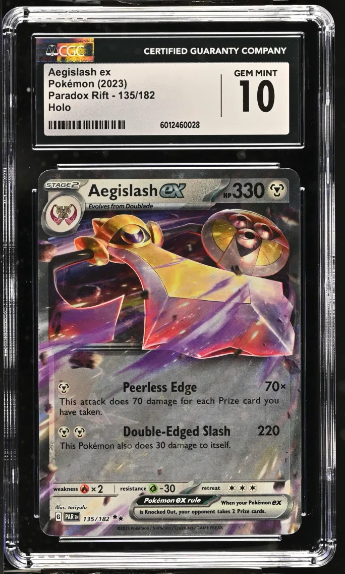 2023 Paradox Rift - PAR EN - English Aegislash ex #135 CGC 10
