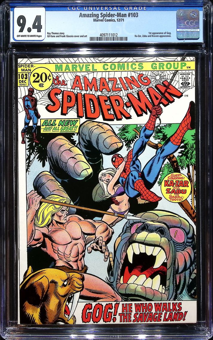 1971 Amazing Spider-Man #103 CGC