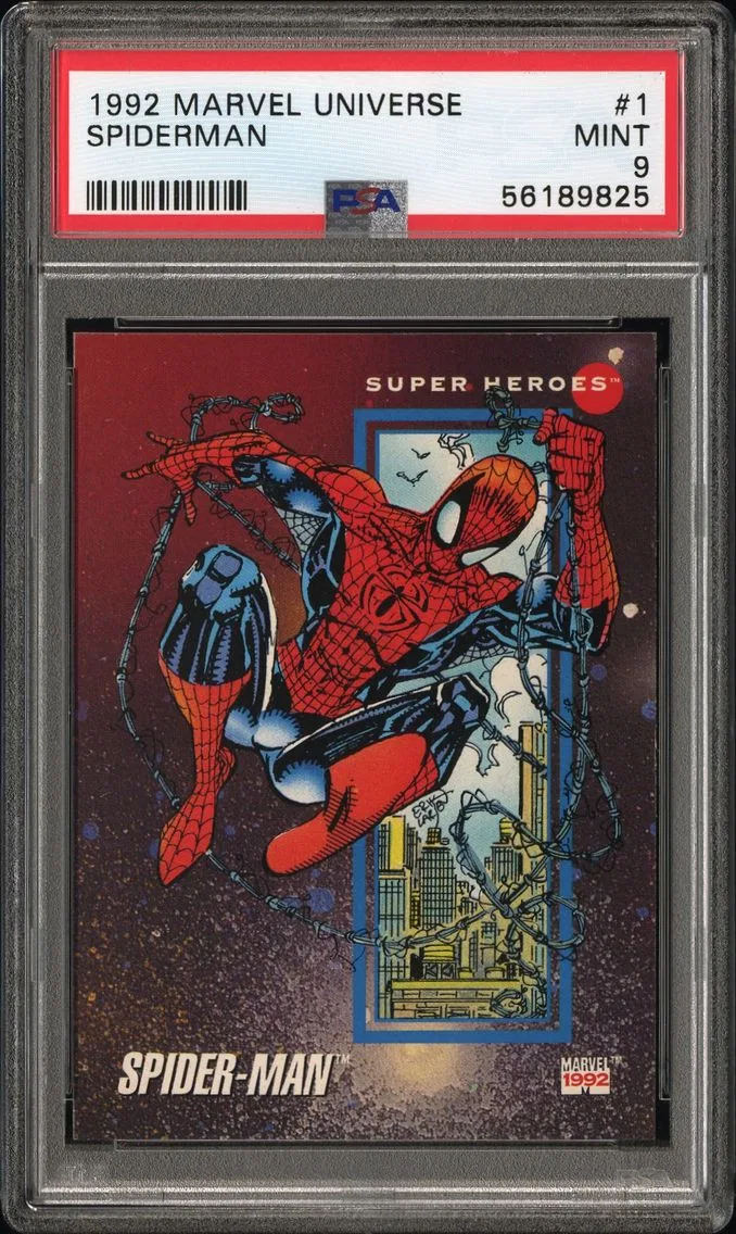 1992 #1 Spider-Man PSA 9 Marvel Universe