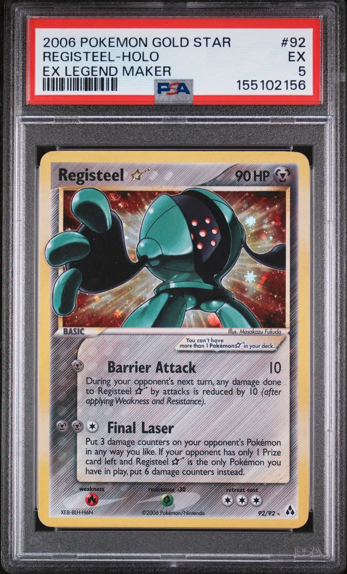 2006 #92 Registeel-Holo Gold Sta