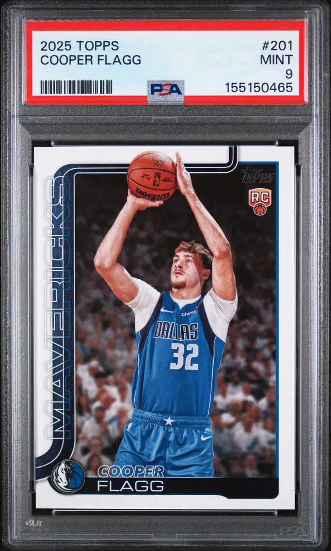 2025 #201 Cooper Flagg PSA 9 Topps