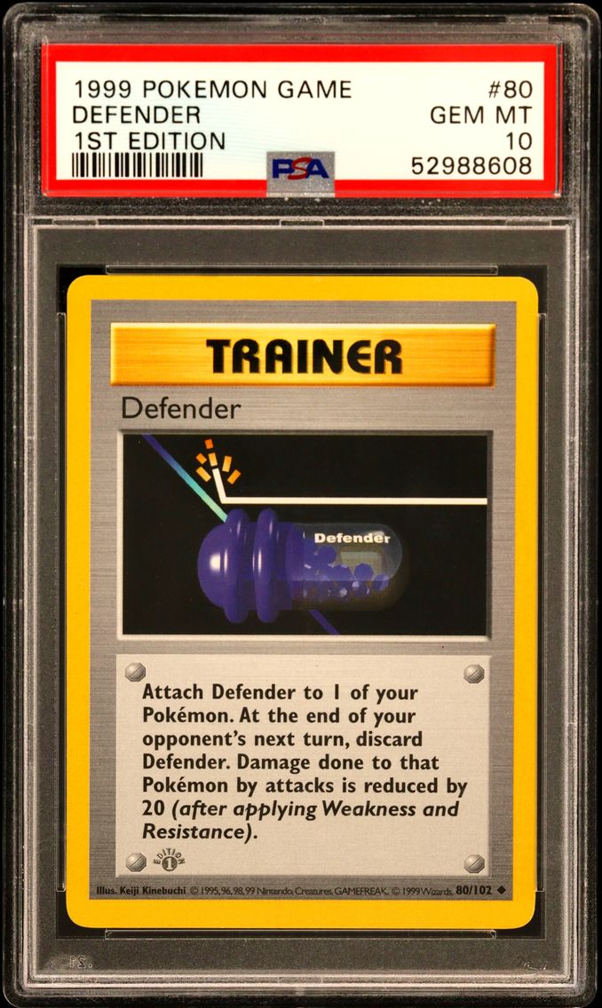 1999 #80 Defender 1st Edition PSA 10 Game