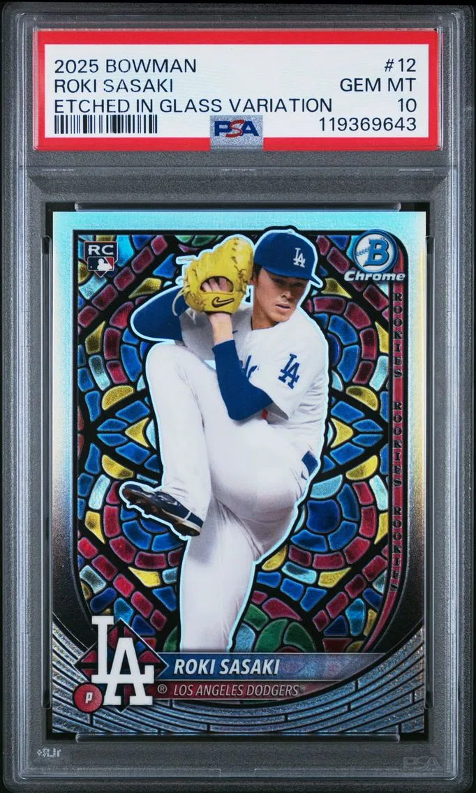 2025 #12 Roki Sasaki PSA 10 Bowman