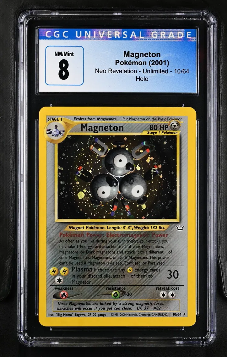 2001 #10 Magneton CGC 8 Neo Revelation - Unlimited - English