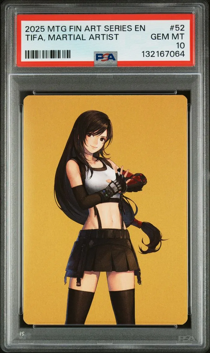 2025 #52 Tifa, Martial Artist PSA 10 Final Fantasy Art Series
