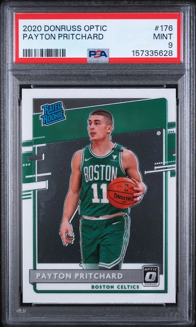 2020 #176 Payton Pritchard PSA 9 Panini Donruss Optic