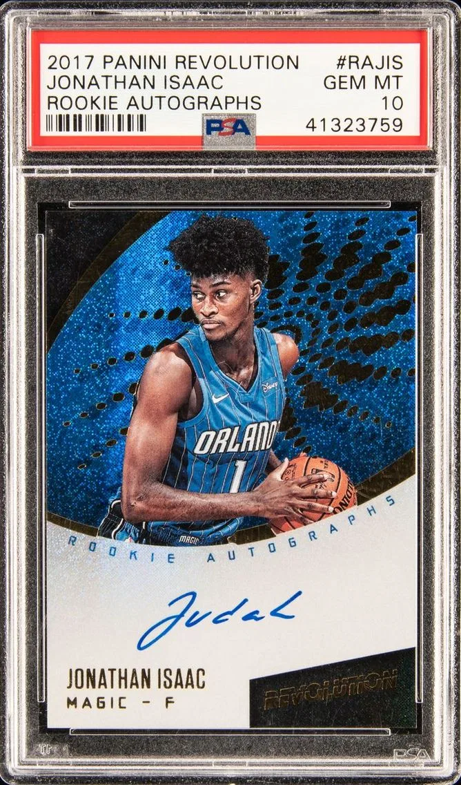 2017 PANINI REVOLUTION ROOKIE AUTOGRAPHS #RAJIS JONATHAN ISAAC