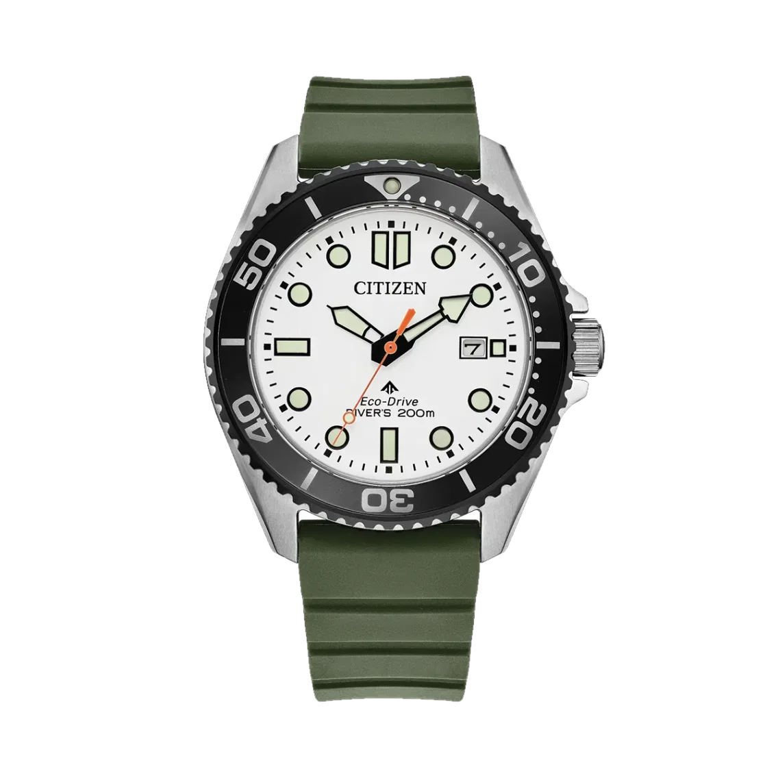 Citizen Promaster Dive 40.6mm - White on Rubber Strap