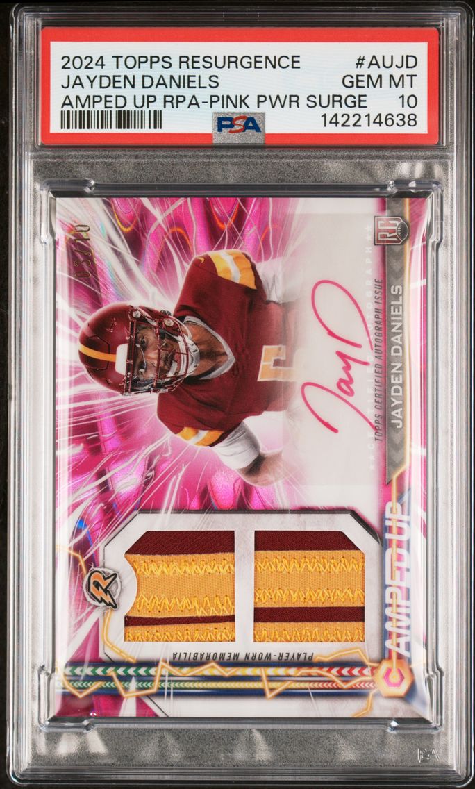 2024 #AUJD Jayden Daniels PSA 10
