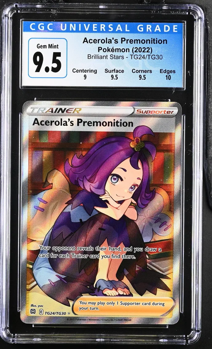 2022 #TG24/TG30 Acerola's Premonition CGC 10 Brilliant Stars - English