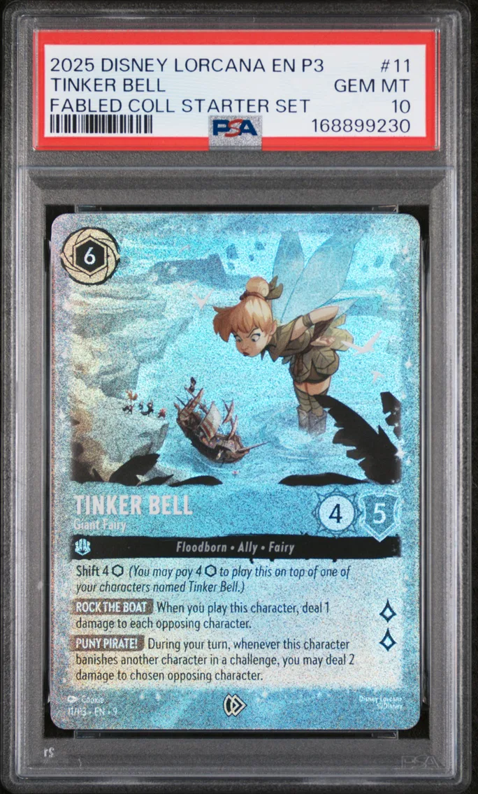 2025 #11 Tinker Bell - Giant Fairy PSA 10 Disney Lorcana EN P3-Promo