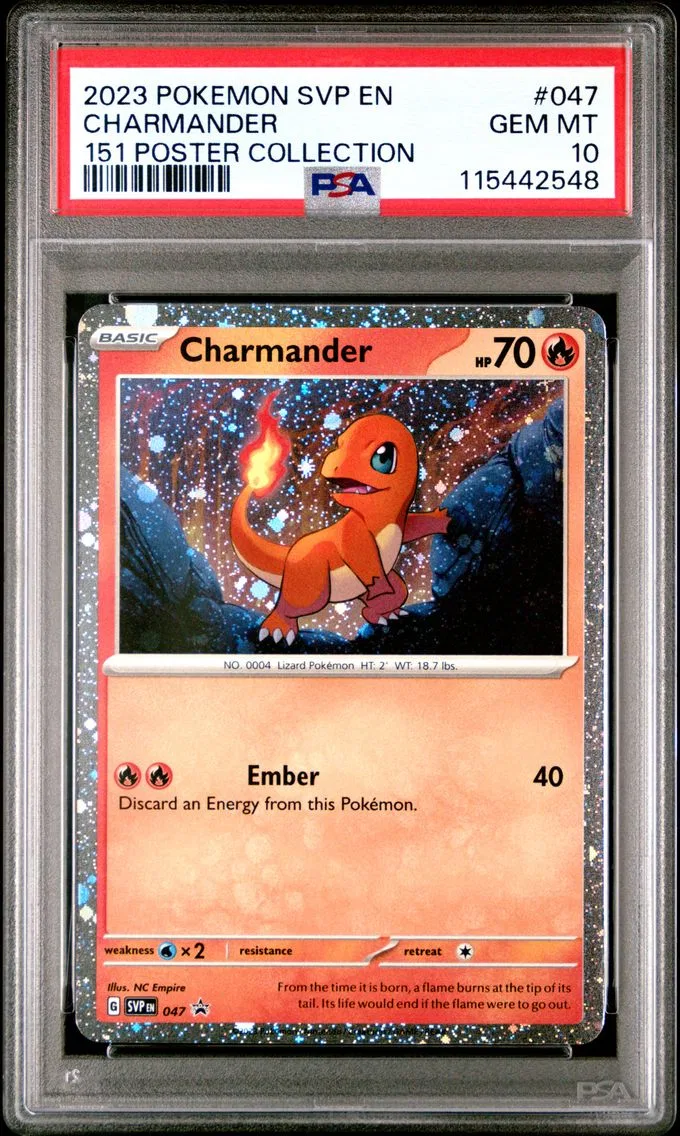 2023 #047 Charmander PSA 10 Svp EN-SV Black Star Promo Pokemon