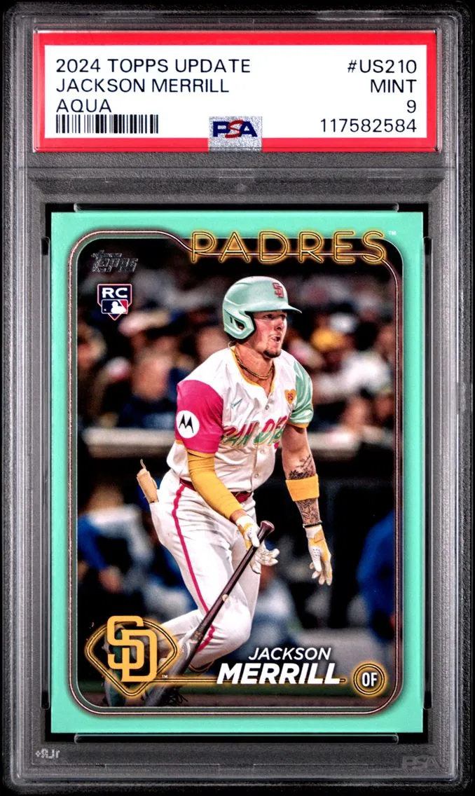 2024 #US210 Jackson Merrill PSA 9 Topps Update