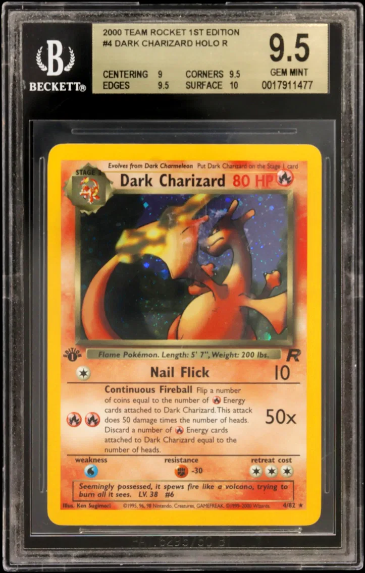 2000 #4 Dark Charizard HOLO R BG