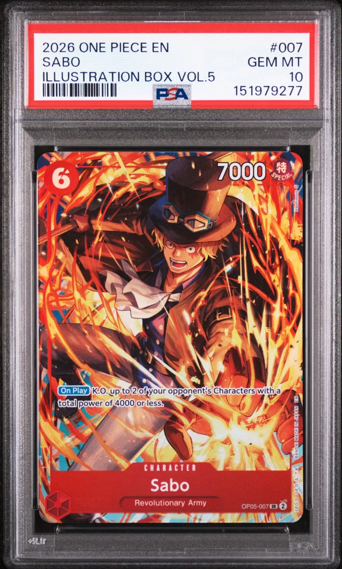 2026 #007 Sabo PSA 10 One Piece Promos