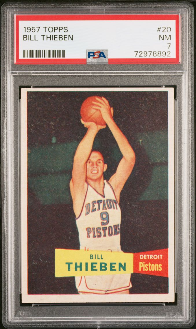 1957 #20 Bill Thieben PSA 7 Topp
