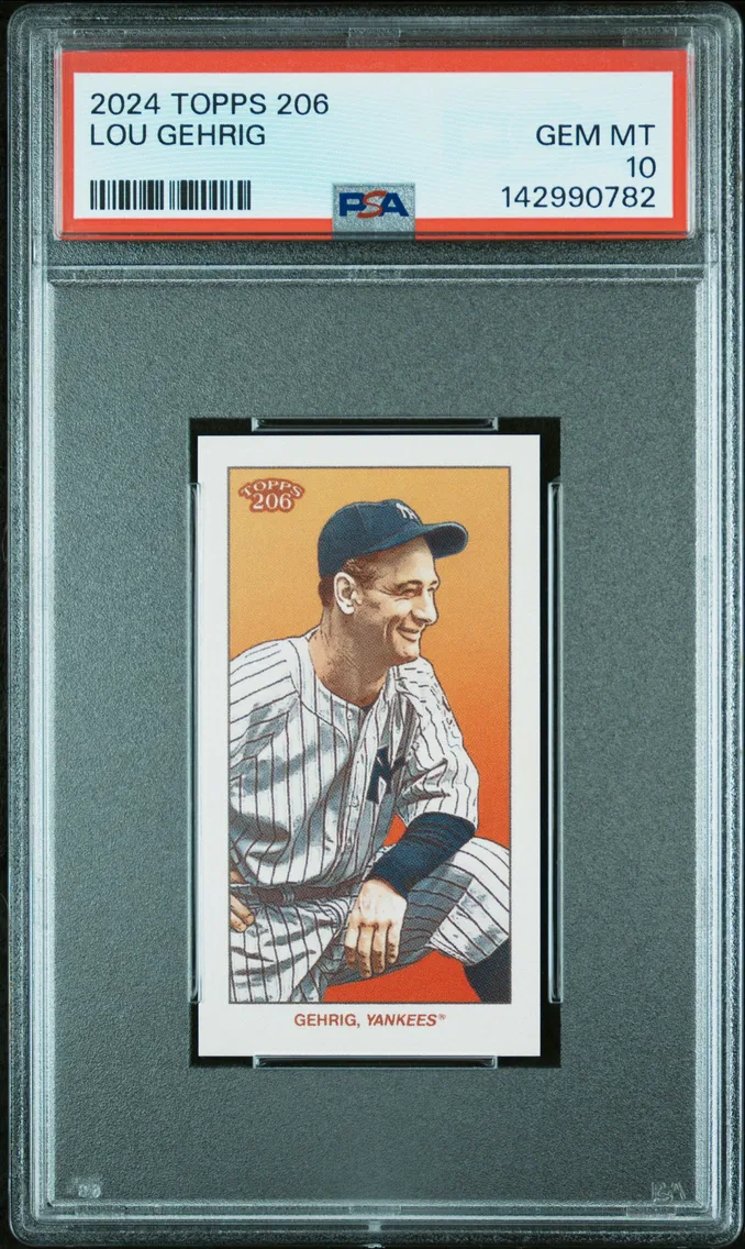 2024 #NA Lou Gehrig PSA 10 Topps 206