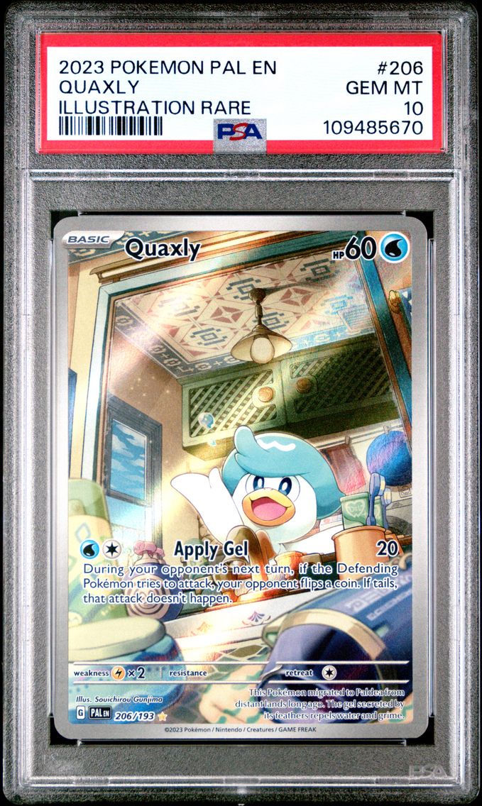 2023 #206 Quaxly PSA 10 Pal EN-Paldea Evolved Pokemon