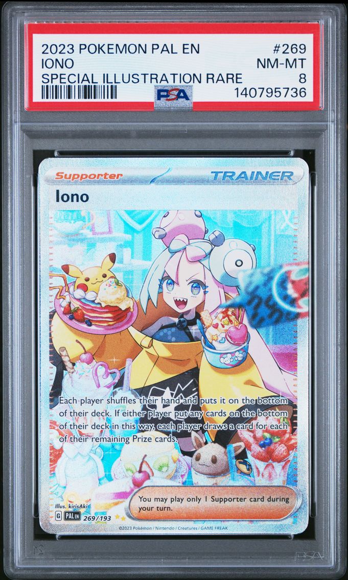 2023 #269 Iono PSA 8 Pal EN-Paldea Evolved Pokemon