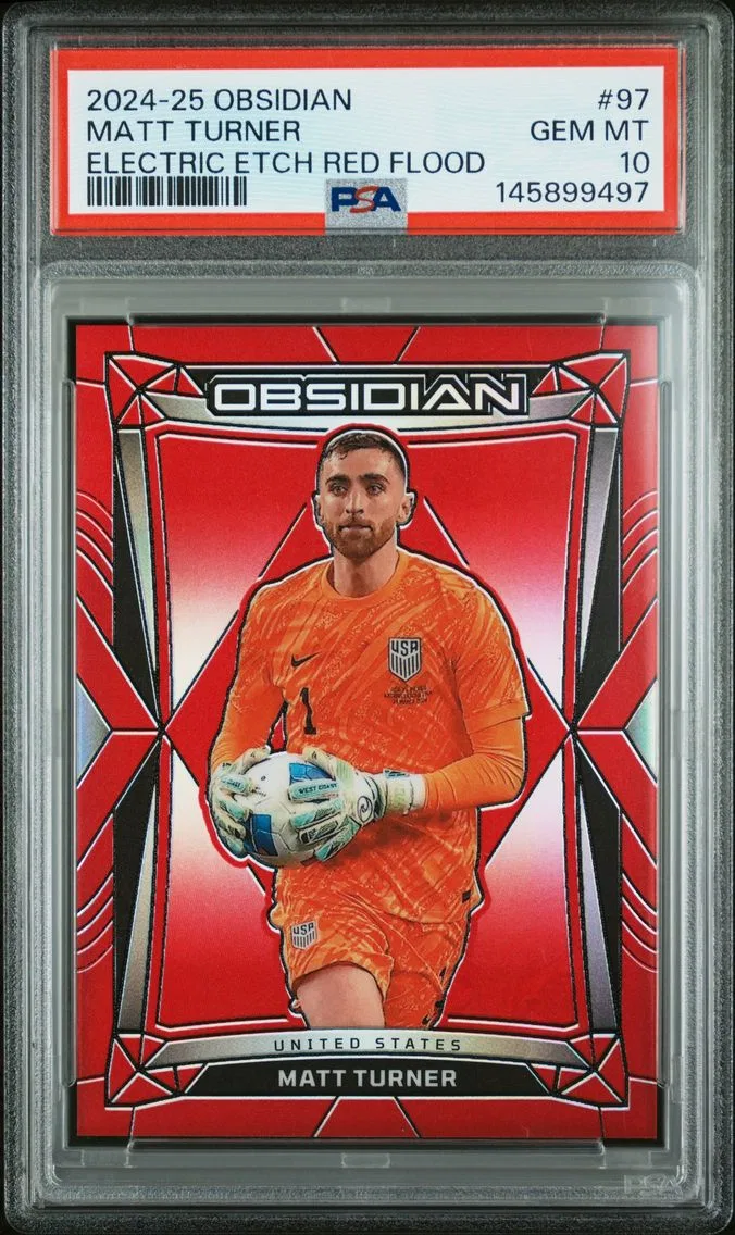 2024 #97 Matt Turner PSA 10 Panini Obsidian