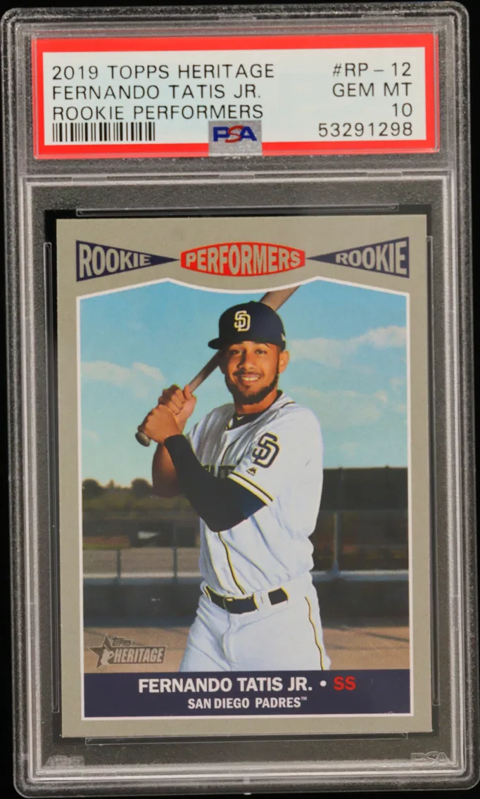 2019 #RP-12 Fernando Tatis Jr. PSA 10 Topps Heritage Rookie Performers