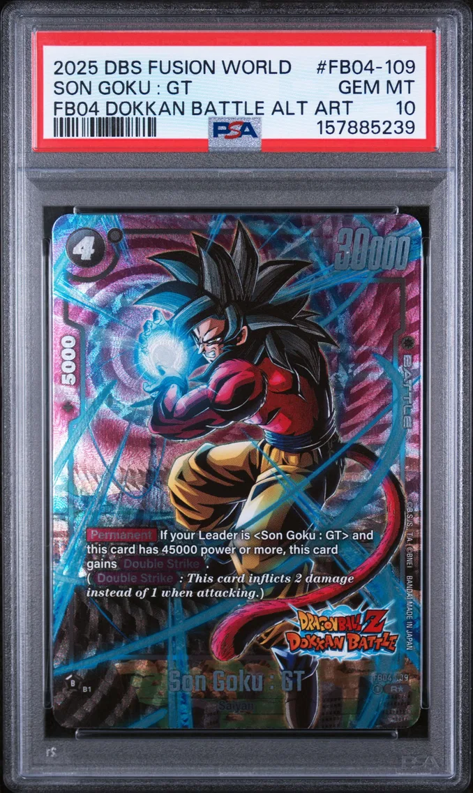 2025 #FB04-109 Son Goku : GT PSA 10 Dragon Ball Super Card Game Fusion World New Adventure