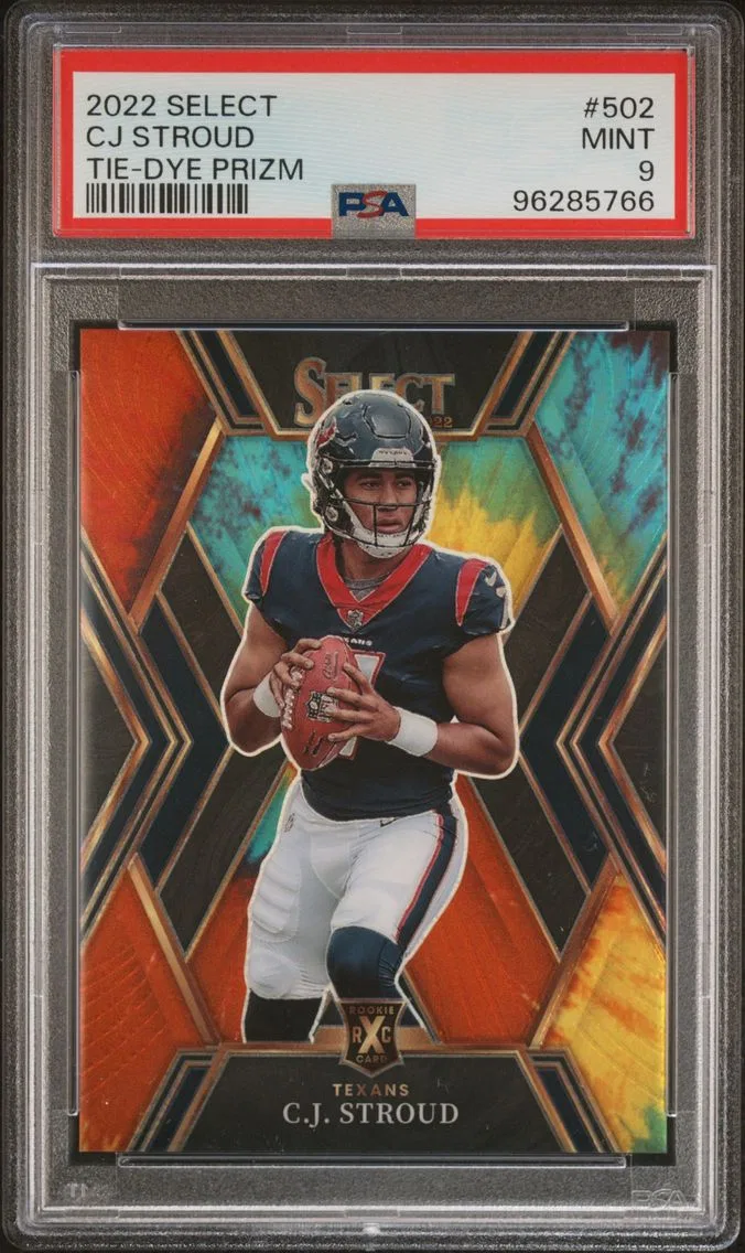 2022 #502 CJ Stroud PSA 9 Panini Select