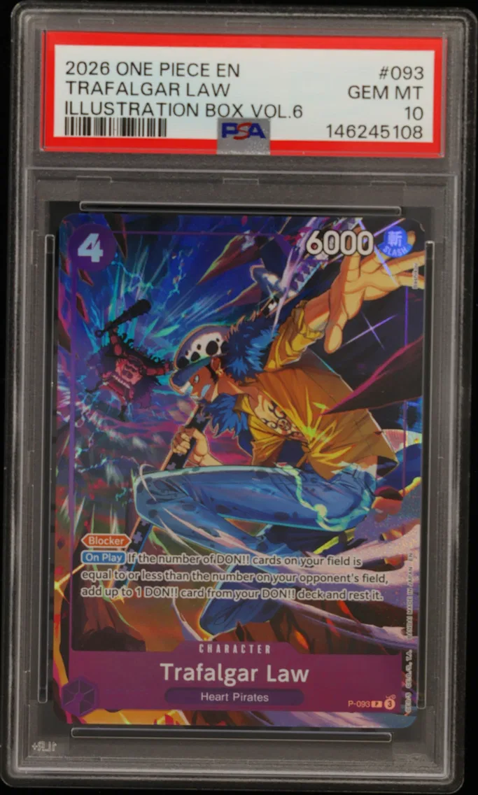 2026 #093 Trafalgar Law PSA 10 One Piece Promos