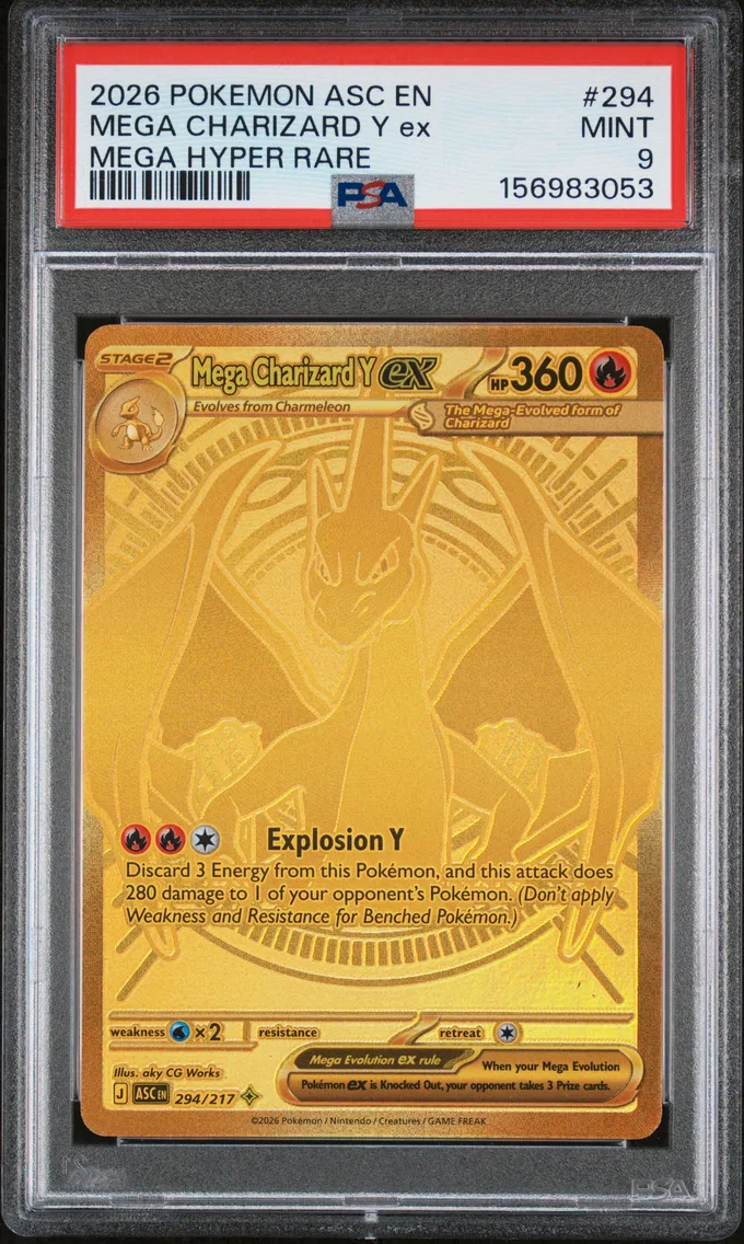 2026 #294 Mega Charizard Y EX PS