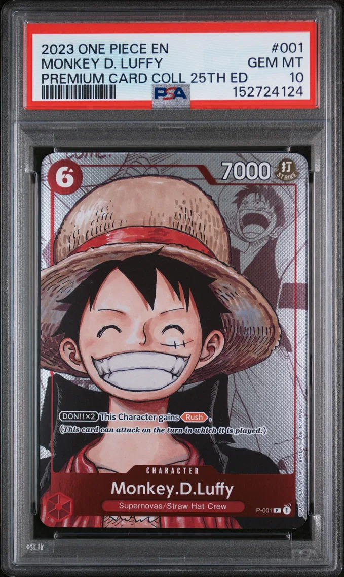 2023 #001 Monkey D. Luffy PSA 10
